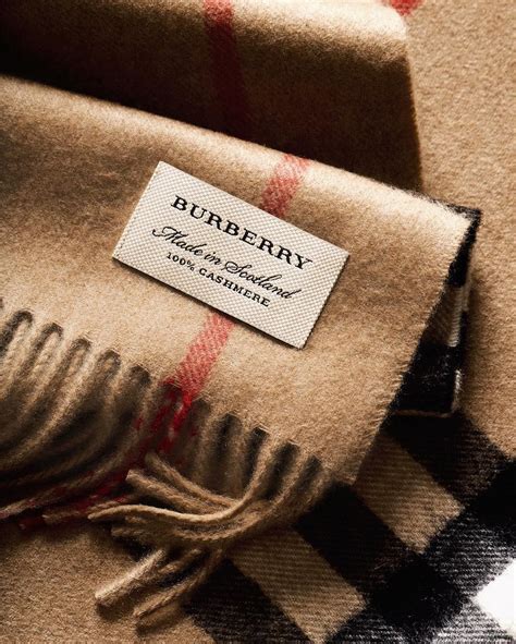 where are Burberry scarves made